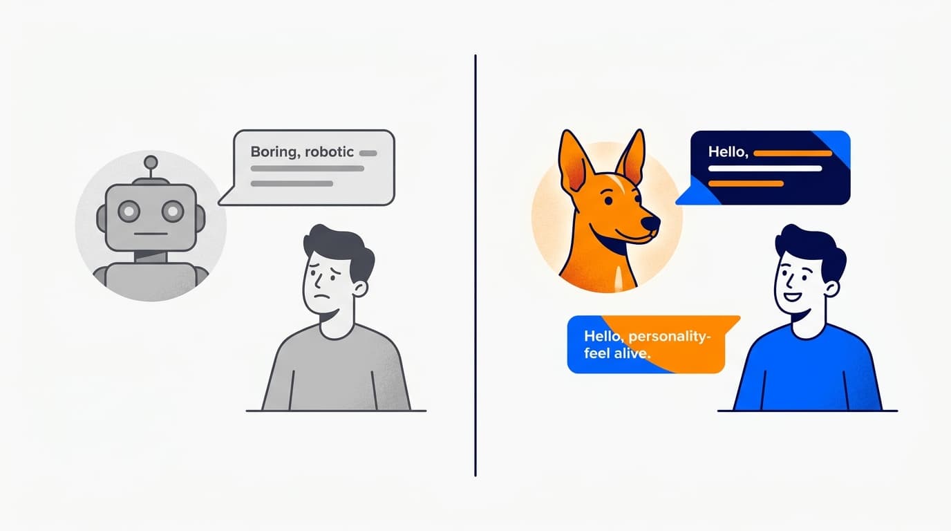 Generic chatbot vs Voz comparison