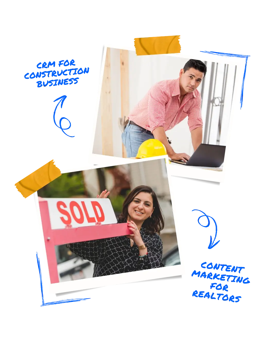 AI solutions we can provide: CRM for construction business and content marketing for realtors.